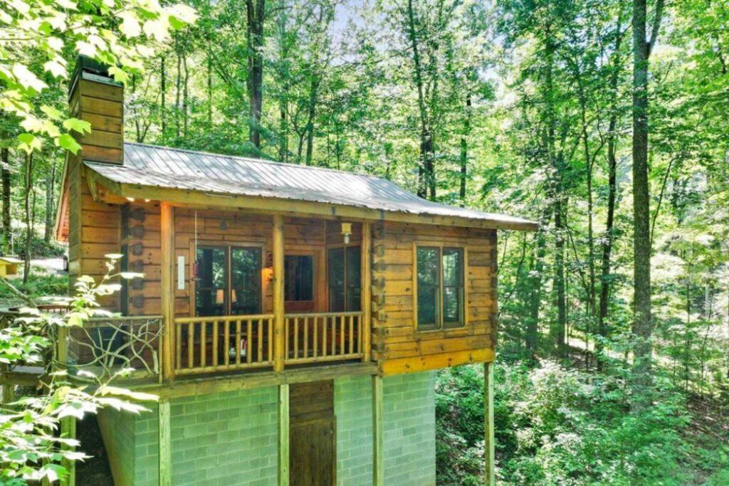 Open Studio Lodge At Little Rock Creek Cherry Log Bagian luar foto